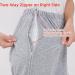 Buy Zippered Open-Crotch Nursing Pants for Bedridden Patients - Easy Wear for Elderly & Fracture Care - XX-Large Grey - Buy Online on GoSupps.com