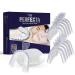 PERFECTA 10 dental splints moldable night protectors for teeth for bruxism and temporomandibular joint disorders BPA free case included