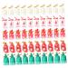 KOMBIUDA 50pcs Christmas Bundle Pocket Christmas Candy Basket Bags Christmas Bundle Bag Bag Biscuit Sack