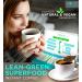 Bondi Coffee Lean-Green 28 Sachets - Instant Superfood Energy Coffee with Healthy Spirulina Ginseng Green Coffee MCT Choline 100% Natural Caffeine - Vegan - Buy Online on GoSupps.com