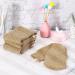 Breling 4 Pcs Natural Back Scrubber Set for Shower | Double Sided Exfoliating Scrubbers & Shower Gloves for Men and Women - Buy Online on GoSupps.com