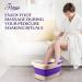 Fivona Collapsible Foot Soak Basin - Ultimate Pedicure Tub for Tired Feet Cracked Heels & Callus Removal - International Shipping Available - Buy Online on GoSupps.com