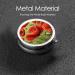 Beautiful Red Poppy Mini Round Pill Box | 3 Compartment Portable Pill Organizer for Travel Home & Office - Buy Online on GoSupps.com