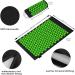 Acupressure Set | Soothing Mat & Pillows for Back Pain Relief Neck Tension and Energy Stimulation - Black-Green - Buy Online on GoSupps.com
