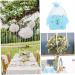 BUTIFULSIC 12pcs Candy Bag Baby Products Packing Pouch Linen Wrappers Bag European Style Bride 7.5X4.5X13 Blue - Buy Online on GoSupps.com