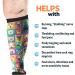 Viasox 4 Pack Non-Binding Diabetic Socks for Men & Women X-Large - Paws & Petals Design - Buy Online on GoSupps.com