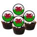 24 Welsh Dragon Cupcake Toppers Edible Welsh Flag Cupcake Decorations St Davids Day Decorations Rugby Cake Decorations Dragon Cake Topper Rugby Cake Topper Daffodil Decorations Welsh Bunting