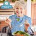 Celley Adult Bibs for Women and Elderly - Reusable & Washable with Crumb Catcher Pouch - Spring Flowers - Buy Online on GoSupps.com