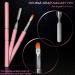 MIKIMIQI Dual Nail Forms Set - Poly Gel Kit with 120 Stiletto Nail Molds, 10 Pink Acrylic Nail Tips Clips, Dual-Ended Gel Brush, Nail File for Polygel Extension - Buy Online on GoSupps.com