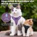 Supet Adjustable Cat Harness and Leash Set with Reflective Trim - Small to Large Cats - Black - Buy Online on GoSupps.com