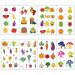 Konsait Temporary Tattoos for Kids - 200+pcs Fake Waterproof Stickers for Boys and Girls - Monsters, Fruits, Cartoons - Birthday Party Decorations and Favors - Buy Online on GoSupps.com