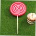 Mikikit 4 Pcs Wedding Boquets Flowers Miniatures Simulation Candy Lollipop Rainbow Lollipop Photography Prop Candy Decor Fake Food Kid Toys Giant Kids Artificial Child Wooden Happy Candy - Buy Online on GoSupps.com