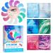 JYHSGD Eye Gels Mask Pearl Eye Masks Marine Collagen Mask Under Eye Patches Anti Aging Reduce Wrinkles  Puffy Eyes Dark Circles 6 colors 12 pairs