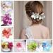 Buy Diawell Orchid Hair Flower Clip - Pink Blossom Corsage Hair Accessory for Weddings & Events - International Shipping Available - Buy Online on GoSupps.com