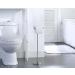 SunnyPoint Free Standing Toilet Paper Holder Stand with Reserve Function - Satin Nickel - Buy Online on GoSupps.com