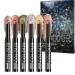 Nudorpn 6 Colors Eyeshadow Stick Cream Eyeshadow Matte Cream Eyeshadow Stick Waterproof and Long Eyeliner Pencil