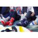 Pendleton Women's Moc Socks - Medium Glacier Stripe | White - Buy Online on GoSupps.com