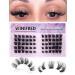 Winifred B Flat Cluster Lashes - D Curly Mink Extensions for Natural Look, DIY at Home - 10mm-18mm - Buy Online on GoSupps.com