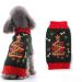 Hrttsy Christmas dog sweater winter warm dog cat sweater clothing pets coat costume puppy sweater pullover clothing for small medium -sized dogs big dog pet sweater large army Christmas tree