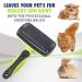 Rexipets Self Cleaning Slicker Brush for Dogs & Cats - One Click Hair Removal - Gentle & Effective Grooming Tool for Pets - Small, Medium & Large Breeds - Buy Online on GoSupps.com