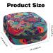 Shop Colorful Paisley Menstruation Bag - Zippered Women's Napkin & Tampon Bag for Girls | International Shipping - Buy Online on GoSupps.com