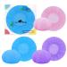 myHomeBody Reusable Plastic Shower Cap | 3 Colors Shower Cap for Men  Hair Covers for Women Hair Cap for Shower  Plastic Hair Caps | Shower Cap Set of 6 Size M - Blue  Purple  Pink M Blue  Purple  Pink