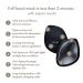 GESKE SmartAppGuided LED Face Mask - 9-in-1 Sonic Warm & Cool Beauty Tool for Facial Glow Massaging and Skincare | Full Spectrum Treatment for Radiant Skin - Buy Online on GoSupps.com