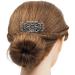 Rivelle Damen Trachten Haarspange alt-silber 5 8 cm - Vintage Haarschmuck f r Hochzeit und Festlichkeiten | Metall Silber Internationale Lieferung - Buy Online on GoSupps.com