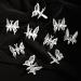 DEEKA 12 PCS 3D Moving Butterfly Hair Clips - Silver Butterfly Hair Accessories for Women and Girls - Buy Online on GoSupps.com