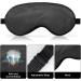 WLLHYF 3 Pcs Silk Sleep Mask Set - Soft Silk Eye Cover Blindfold with Elastic Strap - Night Blocking Out Light Eyeshade - Adjustable Travel Nap Sleep Eye Mask for Men and Women (Black Pink Blue) - Buy Online on GoSupps.com