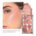 Ownest Beauty KYDA 8-Color Face Blush Palette - Matte & Shimmer Blush Powder - Contour, Highlight & Brush Included - Buy Online on GoSupps.com