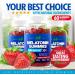 Just Nutrients Melatonin 30mg Gummies for Adults Maximum Strength Sleep Aid with 30mg of Melatonin Per Gummy 60 Gummies - Strawberry - Buy Online on GoSupps.com