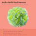 Freeman Jumbo Net Body Sponge for Exfoliating & Deep Cleaning - Large Pouf for Bath & Shower - Men & Women - Multicolored - Buy Online on GoSupps.com