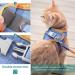 Geeric Adjustable Cat Dishes & Escape Proof Harness Set | Reflective Stripes | Ideal for Small Cats - Shop Internationally - Buy Online on GoSupps.com