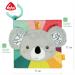 Fehn Baby Koala Fabric Book - Engaging Baby Toy with Squeak Rattles & Crinkle Paper | Soft Sensory Book for Babies 3+ Months - Buy Online on GoSupps.com
