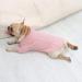 Turtleneck Knitted Short Sleeve Dog/Cat Sweater - X-Large Pink - Buy Online on GoSupps.com