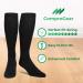 ComproGear Compression Stockings M Onyx Black - Premium Support for Legs | Shop Internationally - Buy Online on GoSupps.com