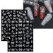 JMEOWIO Aurora Holographic Butterfly Nail Art Stickers - 12 Sheets | Self-Adhesive Pegatinas U as Glitter Flower Nail Supplies - Nail Art Design Decoration Accessories - Buy Online on GoSupps.com