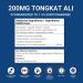 Tongkat Ali 1.5% Eurycomanone Testosterone Booster 200mg Longjack Standardized to Eurycomanone that Helps Promote Testosterone Production Third Party Tested Made In Canada 120 Capsules - Buy Online on GoSupps.com