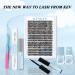 300 Pcs DIY Lash Extension Clusters for Dramatic Volume | C-16mm 50D Individual Lashes for At-Home Application - Buy Online on GoSupps.com