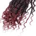 Box Braids Curly Ends Box Braid Crochet Hair Prelooped Synthetic Crochet Braids (14inch T118) - Buy Online on GoSupps.com