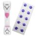 Smile Toothbrush Timer & 10 Disclosing Tablets (Pink)