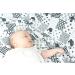 Sensory Muslin Squares in Black and White | Visual Stimulation and Sensory Play | Bamboo/Organic Cotton Mix | 70x70cm - Buy Online on GoSupps.com