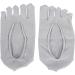 Toe Socks for Women Low Cut Polyester Socks to Absorb Sweat gray - Buy Online on GoSupps.com