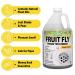 Harris Fruit Fly Drain Treatment Gel - Indoor 128oz Fruit Fly Killer - Buy Online on GoSupps.com