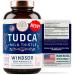 Advanced TUDCA and Silymarin Milk Thistle Extract - Ursodeoxycholic Acid Liver Health Formula - 663mg Silybum Marianum Ursolic Acid Bile Salts Supplement for Liver Detox Cleanse and Repair - 60 Caps
