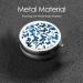 Blue Butterflies Mini Round Pill Box | 3 Compartment Travel Organizer | Portable Pill Case for Home & Office - Buy Online on GoSupps.com