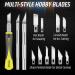 DIYSELF 16-Piece Craft Knife Set - Precision Art and Hobby Knife Bundle for Pumpkin Carving and Modeling - Buy Online on GoSupps.com