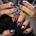 105 Pieces Skull Nail Charm Set for Halloween Nail Decor - Rhinestone 3D Nail Bling for Women and Girls - Buy Online on GoSupps.com