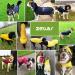 5XL Red Cellar Dog Rain Coat - Waterproof & Lightweight Jacket with Hood Collar Hole & Reflective Strip for Medium to Large Dogs - Buy Online on GoSupps.com